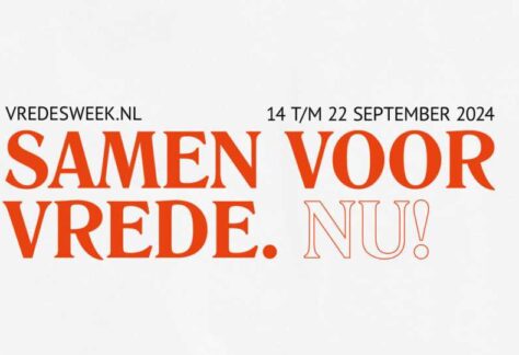 Banner Vredesweek 2024 (detail)